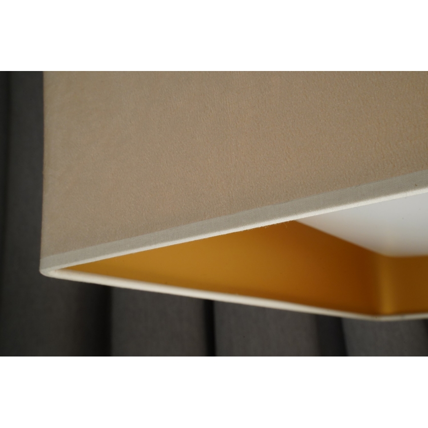 Brilagi - Iluminação de teto LED com regulação VELVET SQUARE LED/24W/230V 3000/4000/6500K + controlo remoto creme