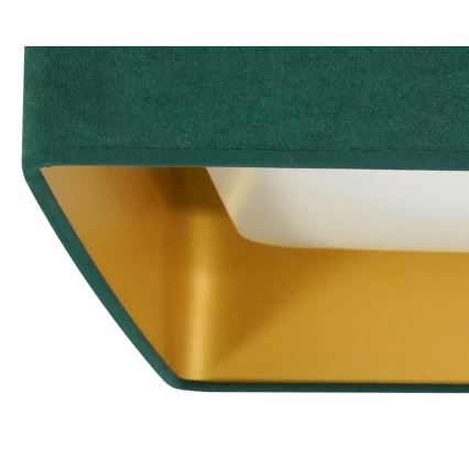 Brilagi - Iluminação de teto LED com regulação VELVET SQUARE SMART LED/36W/230V 2700-6500K Wi-Fi Tuya + controlo remoto verde