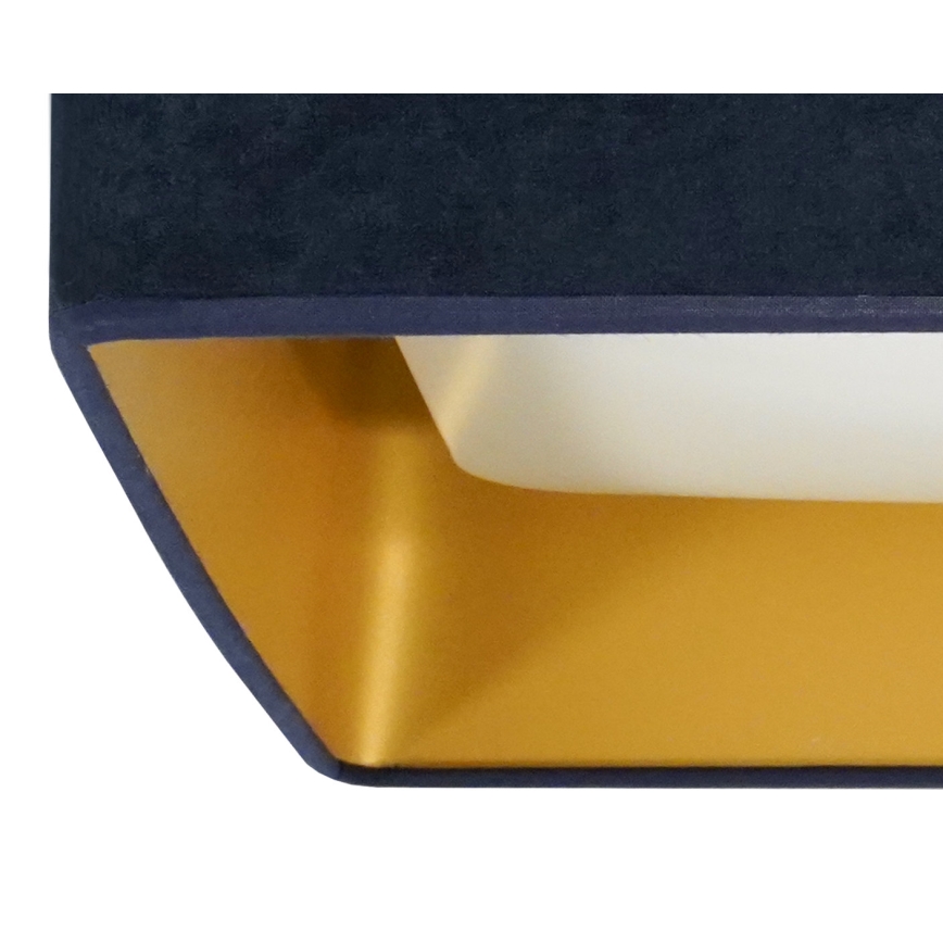 Brilagi - Iluminação de teto LED com regulação VELVET SQUARE SMART LED/36W/230V 2700-6500K Wi-Fi Tuya + controlo remoto azul escuro