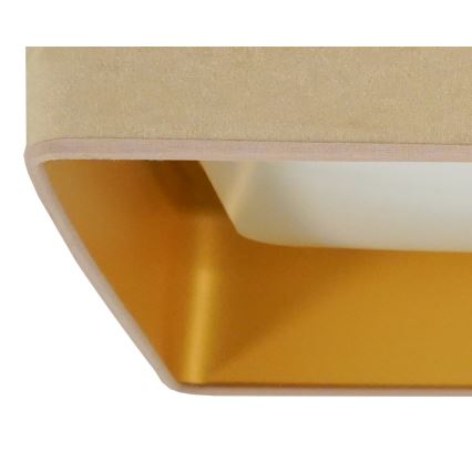 Brilagi - Iluminação de teto LED com regulação VELVET SQUARE SMART LED/36W/230V 2700-6500K Wi-Fi Tuya + controlo remoto bege