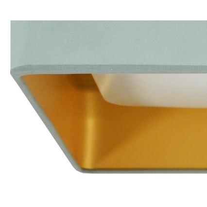Brilagi - Iluminação de teto LED com regulação VELVET SQUARE SMART LED/36W/230V 2700-6500K Wi-Fi Tuya + controlo remoto menta