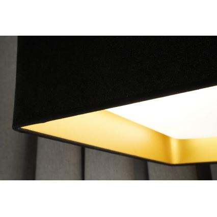 Brilagi - Iluminação de teto LED com regulação VELVET SQUARE SMART LED/36W/230V 2700-6500K Wi-Fi Tuya + controlo remoto preto