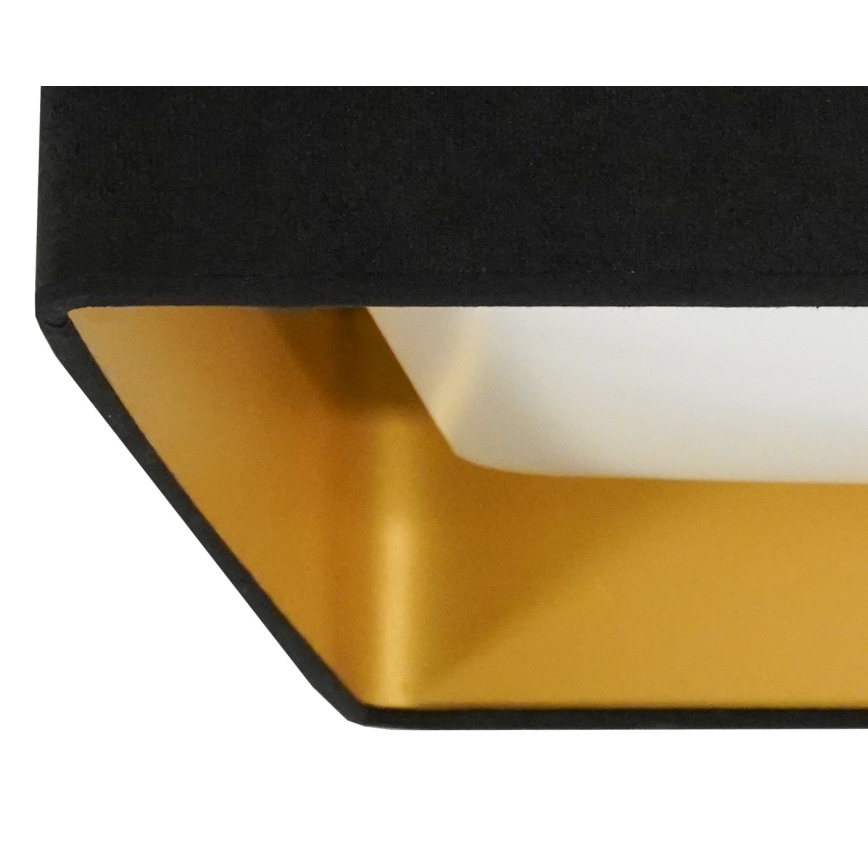 Brilagi - Iluminação de teto LED com regulação VELVET SQUARE SMART LED/36W/230V 2700-6500K Wi-Fi Tuya + controlo remoto preto