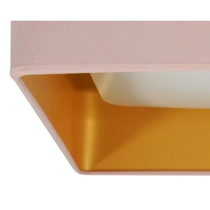 Brilagi - Iluminação de teto LED com regulação VELVET SQUARE SMART LED/36W/230V 2700-6500K Wi-Fi Tuya + controlo remoto rosa