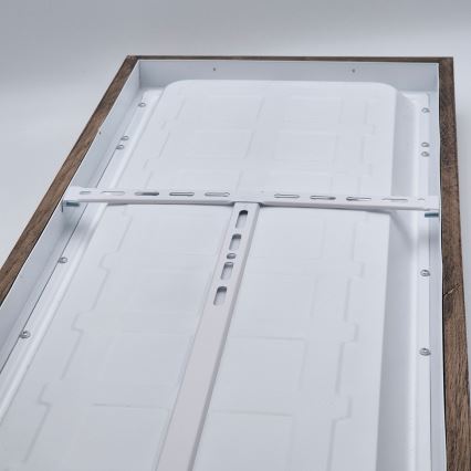Brilagi - Iluminação de teto para casa de banho LED com regulação WOODY FRAME LED/50W/230V carvalho 120x30 cm 3000-6000K IP44 + comando