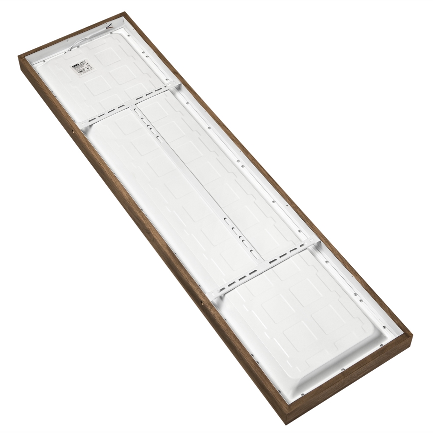 Brilagi - Iluminação de teto para casa de banho LED com regulação WOODY FRAME LED/50W/230V carvalho 120x30 cm 3000-6000K IP44 + comando