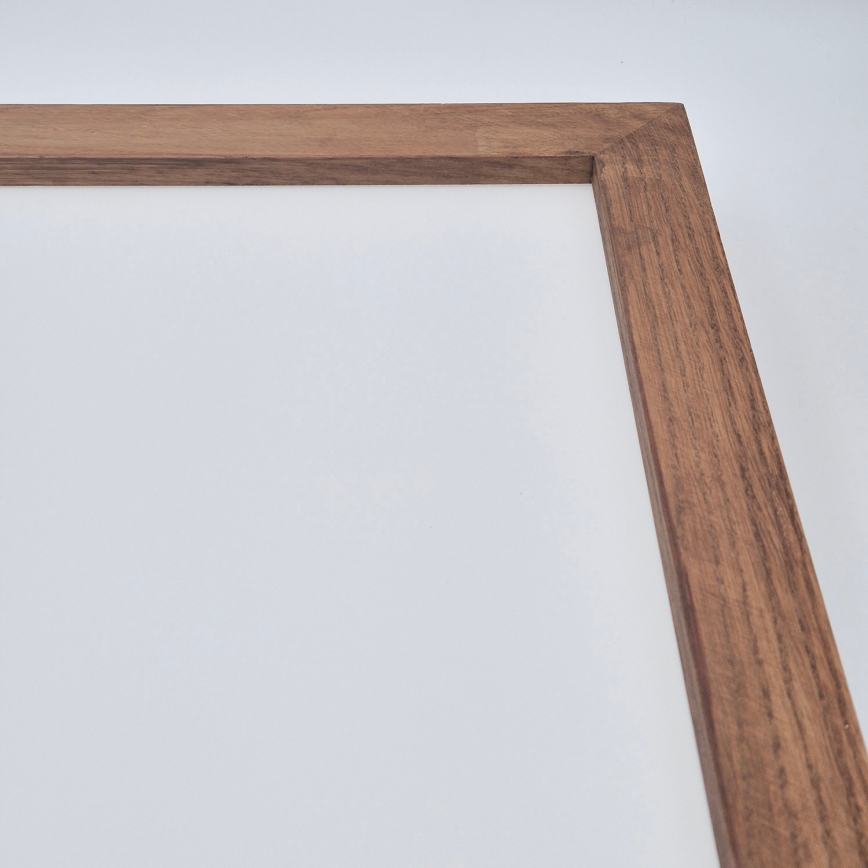 Brilagi - Iluminação de teto para casa de banho LED com regulação WOODY FRAME LED/50W/230V carvalho cereja 60x60 cm 3000-6000K IP44 + comando