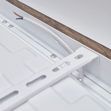 Brilagi - Iluminação de teto para casa de banho LED com regulação WOODY FRAME LED/50W/230V carvalho 60x60 cm 3000-6000K IP44 + comando
