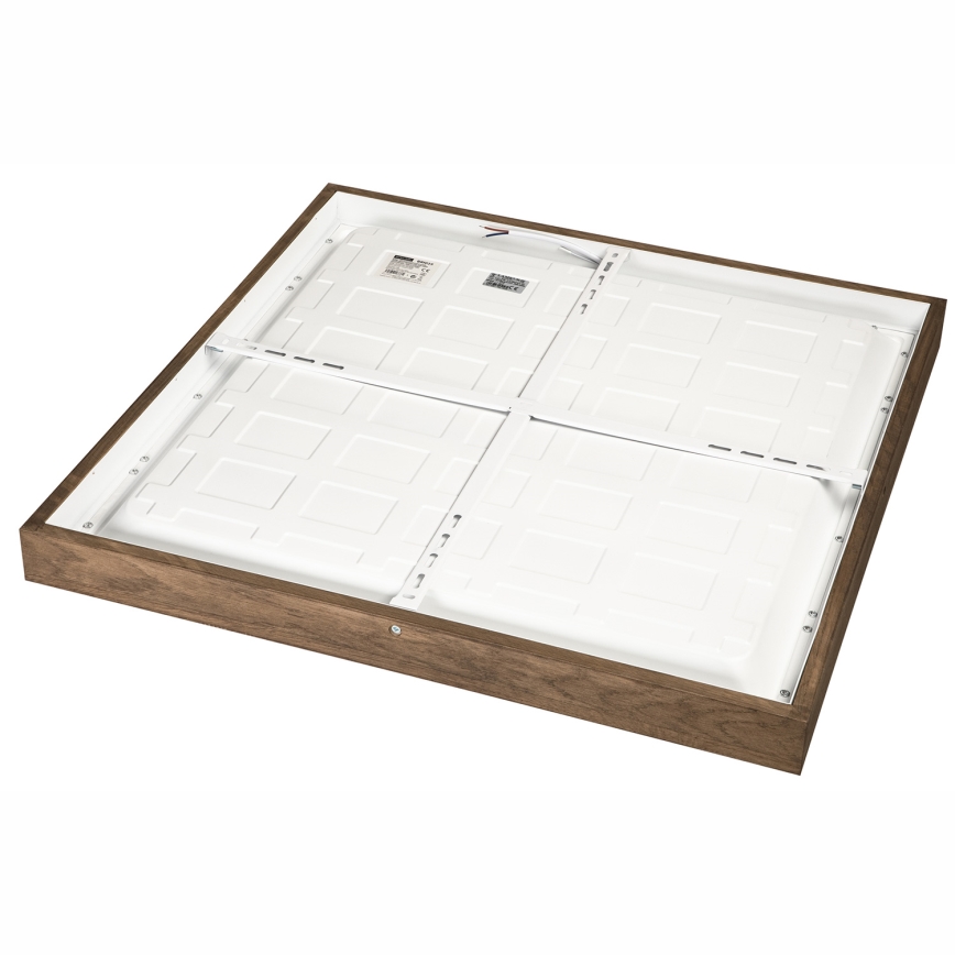 Brilagi - Iluminação de teto para casa de banho LED com regulação WOODY FRAME LED/50W/230V carvalho 60x60 cm 3000-6000K IP44 + comando