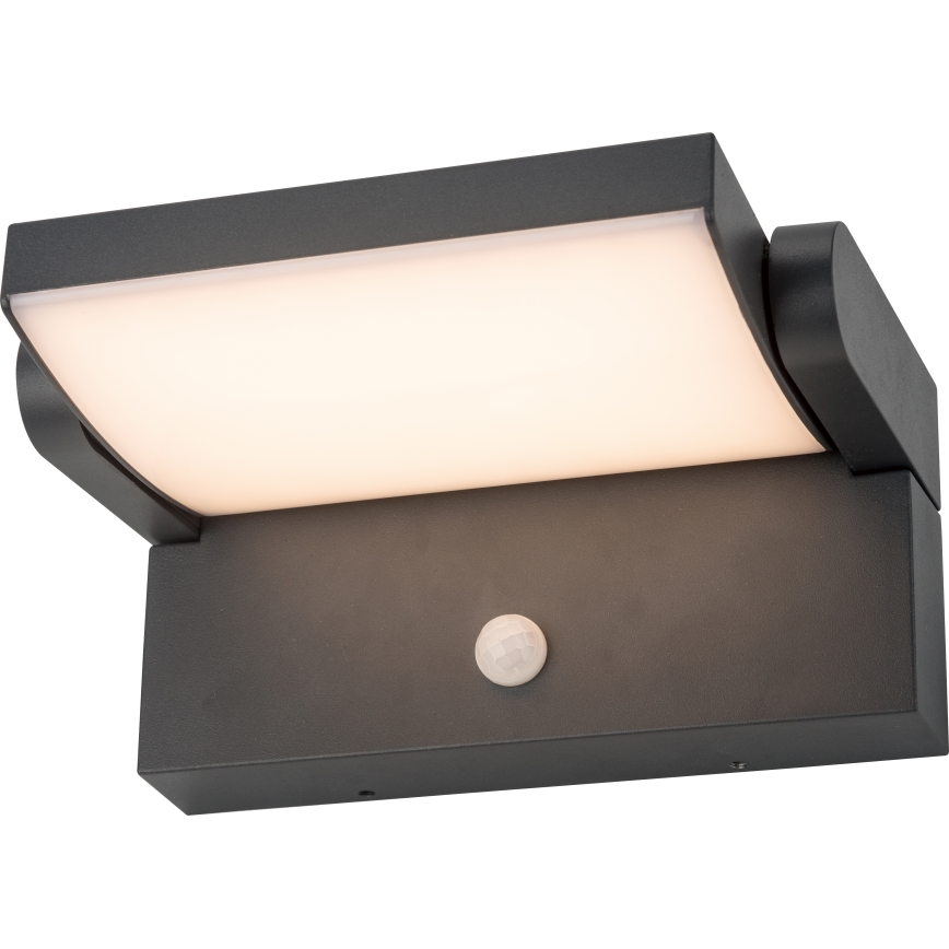Brilagi - Iluminação LED de parede exterior com sensor ANKLE LED/12,5W/230V IP54