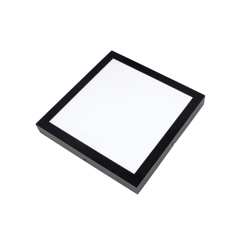 Brilagi - Iluminação de teto para casa de banho LED com regulação FRAME SMART LED/24W/230V 30x30 cm 3000-6000K IP44 preto + comando