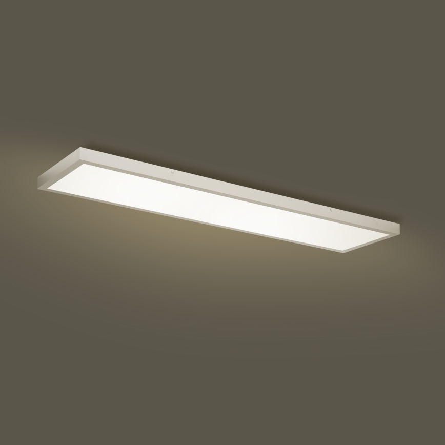 Brilagi - Iluminação de teto para casa de banho LED com regulação FRAME SMART LED/50W/230V 120x30 cm 3000-6000K IP44 prateado + comando