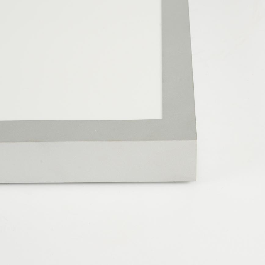 Brilagi - Iluminação de teto para casa de banho LED com regulação FRAME SMART LED/50W/230V 120x30 cm 3000-6000K IP44 prateado + comando