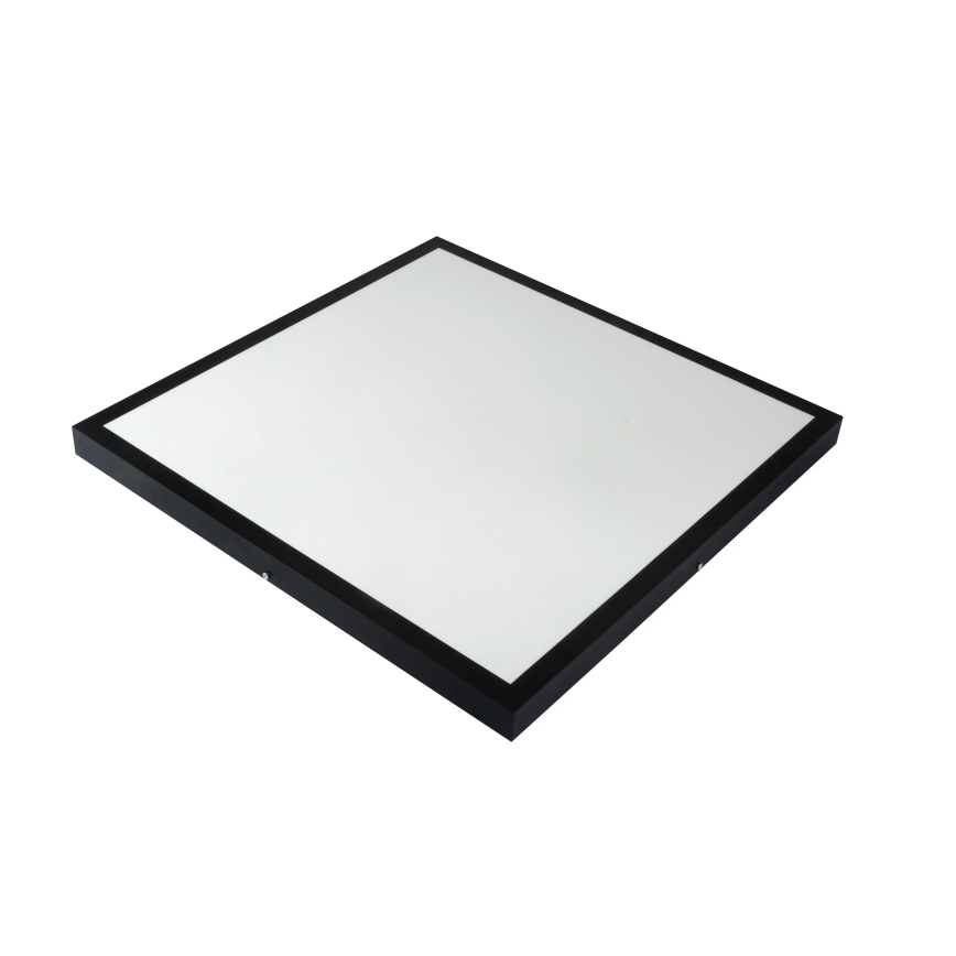 Brilagi - Iluminação de teto para casa de banho LED com regulação FRAME SMART LED/50W/230V 60x60 cm 3000-6000K IP44 preto + comando