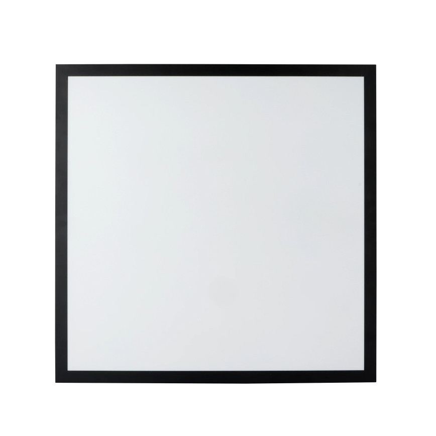 Brilagi - Iluminação de teto para casa de banho LED com regulação FRAME SMART LED/50W/230V 60x60 cm 3000-6000K IP44 preto + comando