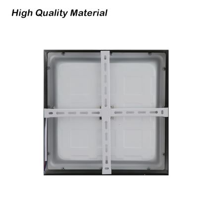 Brilagi - Iluminação de teto para casa de banho LED FRAME LED/24W/230V 30x30 cm 3000/4000/6000K IP44 preto