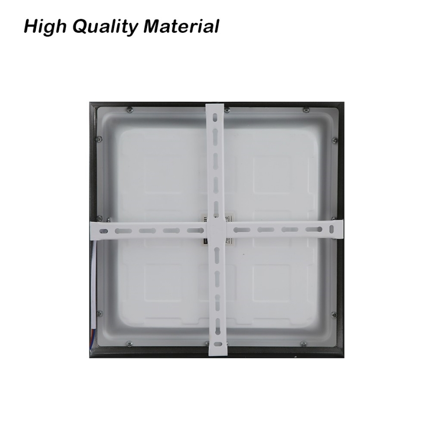 Brilagi - Iluminação de teto para casa de banho LED FRAME LED/24W/230V 30x30 cm 3000/4000/6000K IP44 preto