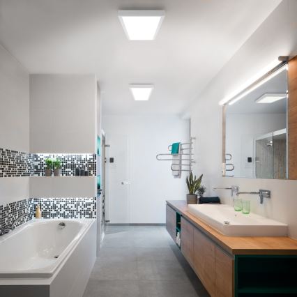 Brilagi - Iluminação de teto para casa de banho LED FRAME LED/50W/230V 30x120 cm 3000/4000/6000K IP44 branco