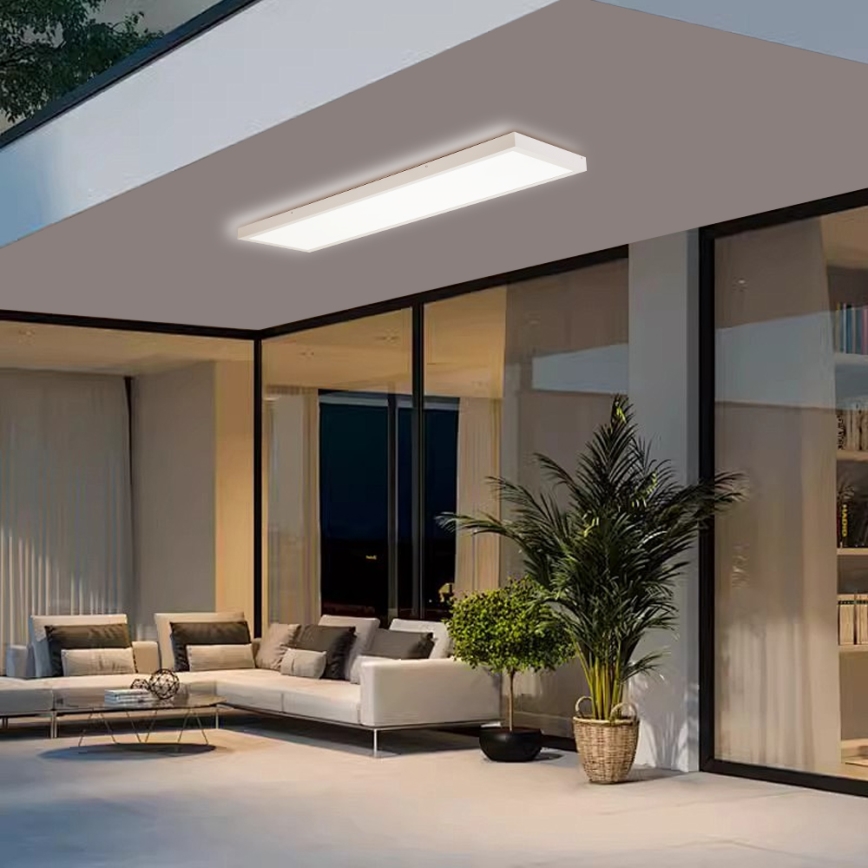 Brilagi - Iluminação de teto para casa de banho LED FRAME LED/50W/230V 30x120 cm 3000/4000/6000K IP44 branco