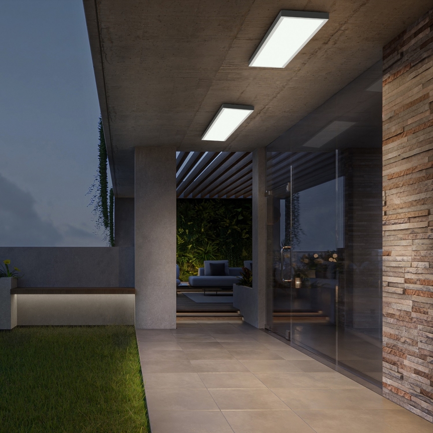 Brilagi - Iluminação de teto para casa de banho LED FRAME LED/50W/230V 30x120 cm 3000/4000/6000K IP44 branco