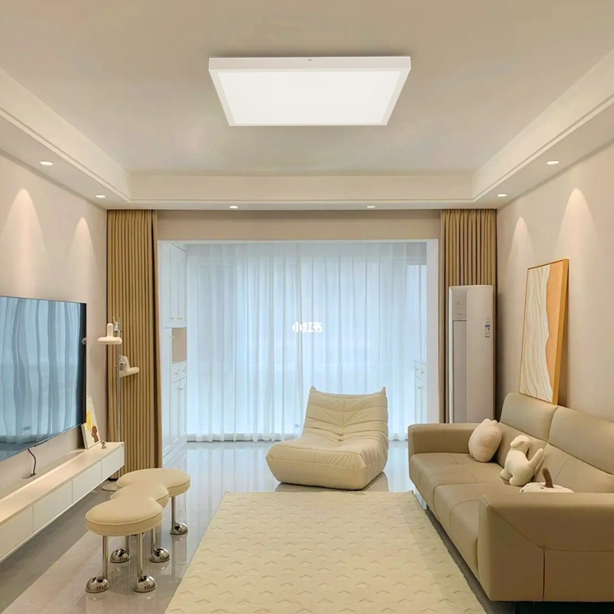 Brilagi - Iluminação de teto para casa de banho LED FRAME LED/50W/230V 60x60 cm 3000/4000/6000K IP44 branco