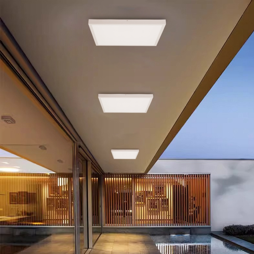 Brilagi - Iluminação de teto para casa de banho LED FRAME LED/50W/230V 60x60 cm 3000/4000/6000K IP44 branco