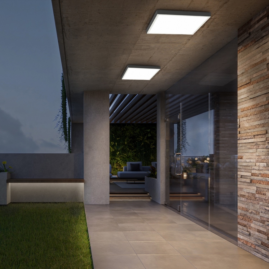 Brilagi - Iluminação de teto para casa de banho LED FRAME LED/50W/230V 60x60 cm 3000/4000/6000K IP44 branco