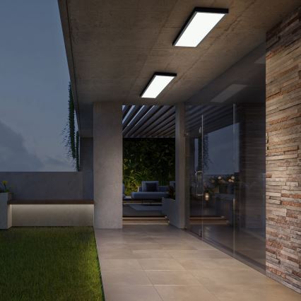 Brilagi - Iluminação de teto para casa de banho LED FRAME LED/50W/230V 30x120 cm 3000/4000/6000K IP44 preto