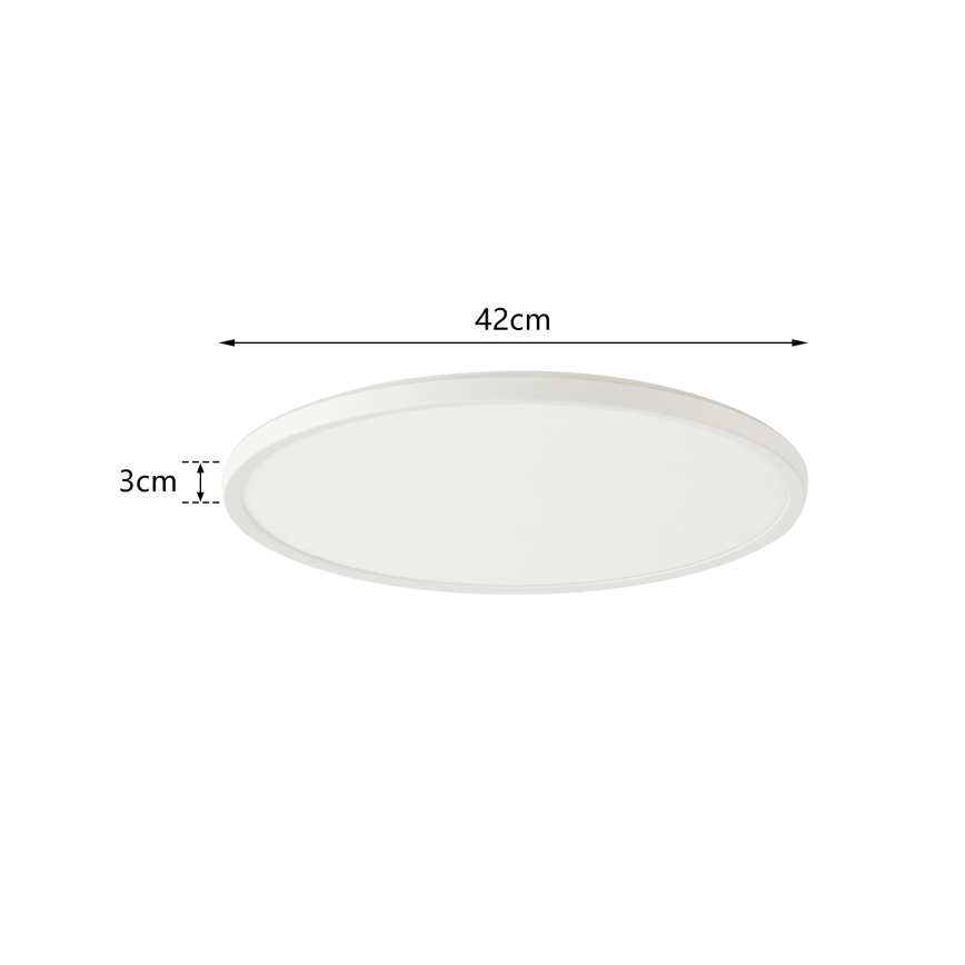 Brilagi - Iluminação de teto para casa de banho LED ULTRA SLIM LED/24W/230V diâmetro 42 cm branco IP54