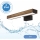 Brilagi - Iluminação LED para espelho de banheiro WOODY MIRROR LED/8W/230V 40 cm IP44 carvalho nogueira/preto