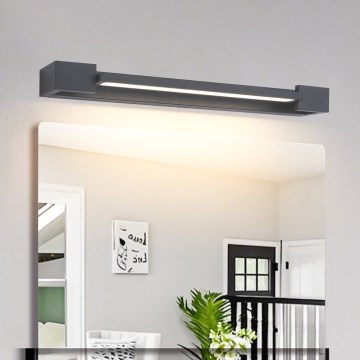 Brilagi - Iluminação LED para espelho de casa de banho AQUA LINE LED/12W/230V 45 cm IP44 antracite
