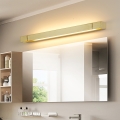 Brilagi - Iluminação LED para espelho de casa de banho AQUA LINE LED/18W/230V 60 cm IP44 dourada CRI 90