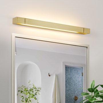 Brilagi - Iluminação LED para espelho de casa de banho AQUA LINE LED/18W/230V 60 cm IP44 dourada
