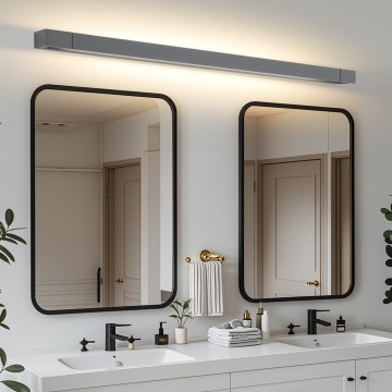 Brilagi - Iluminação LED para espelho de casa de banho AQUA LINE LED/36W/230V 120 cm IP44 antracite
