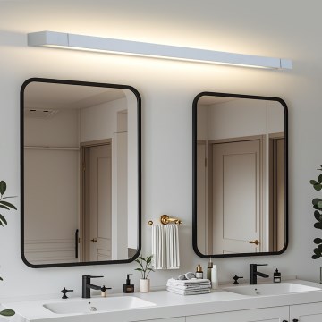 Brilagi - Iluminação LED para espelho de casa de banho AQUA LINE LED/36W/230V 120 cm IP44 cromo mate