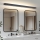 Brilagi - Iluminação LED para espelho de casa de banho AQUA LINE LED/36W/230V 120 cm IP44 preta