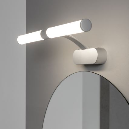 Brilagi - Iluminação LED para espelho 2 em 1 TUBEO LED/6W/230V 40 cm IP44 prateada