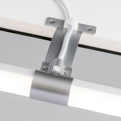 Brilagi - Iluminação LED para espelho 2 em 1 TUBEO LED/6W/230V 40 cm IP44 prateada