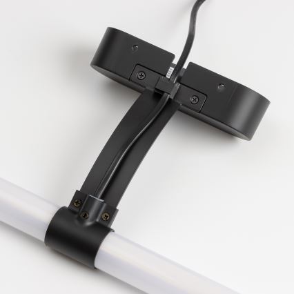 Brilagi - Iluminação LED para espelho de casa de banho 2 em 1 TUBEO LED/6W/230V 40 cm IP44 preto