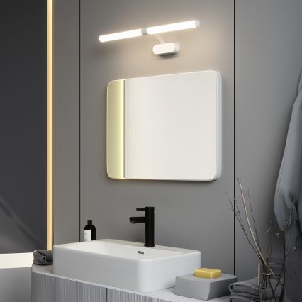 Brilagi - Iluminação LED para espelho de casa de banho 2 em 1 TUBEO LED/8W/230V 60 cm IP44 branca