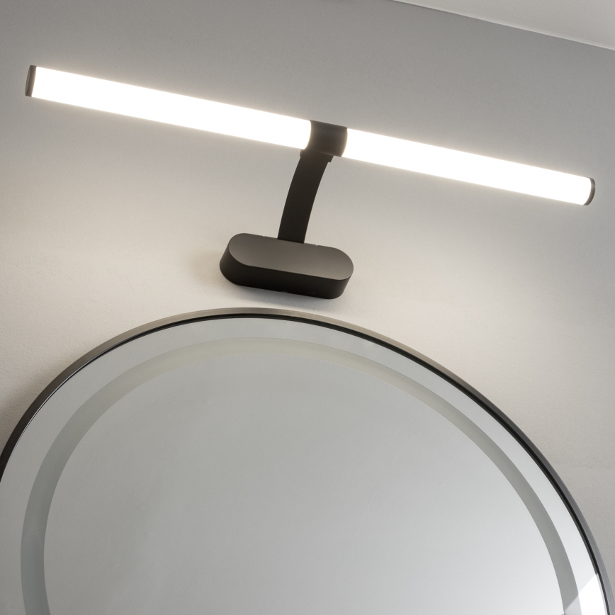 Brilagi - Iluminação LED 2 em 1 para espelho de casa de banho TUBEO LED/8W/230V 60 cm IP44 preta