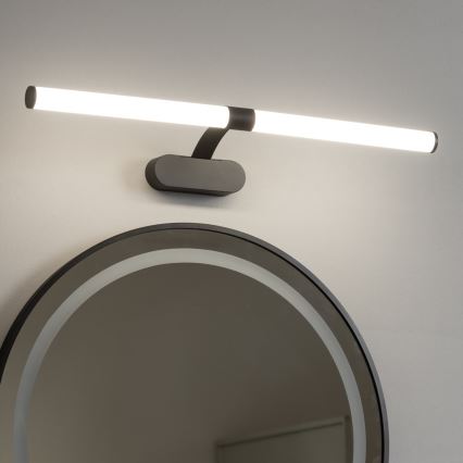 Brilagi - Iluminação LED 2 em 1 para espelho de casa de banho TUBEO LED/8W/230V 60 cm IP44 preta