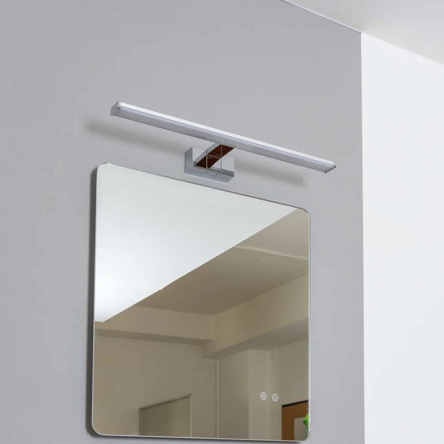 Brilagi - Iluminação de espelho para casa de banho 3 em 1 VESTRA LED/12W/230V 60 cm IP44 cromado brilhante