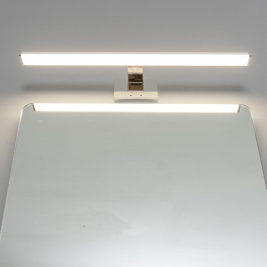 Brilagi - Iluminação de espelho para casa de banho 3 em 1 VESTRA LED/12W/230V 60 cm IP44 cromado brilhante