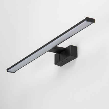 Brilagi - Iluminação LED 3 em 1 para espelho de casa de banho VESTRA LED/12W/230V 60 cm IP44 preta