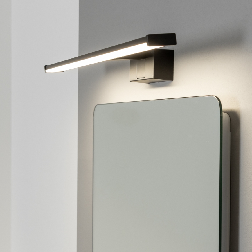 Brilagi - Iluminação LED 3 em 1 para espelho de casa de banho VESTRA LED/12W/230V 60 cm IP44 preta