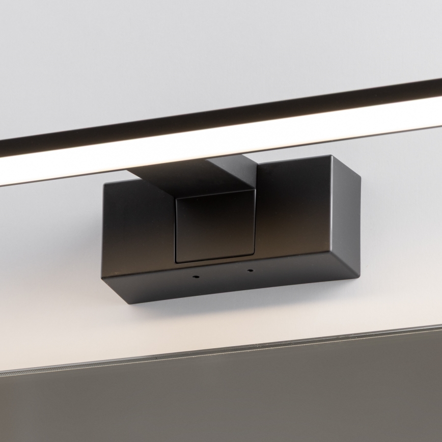 Brilagi - Iluminação LED 3 em 1 para espelho de casa de banho VESTRA LED/12W/230V 60 cm IP44 preta