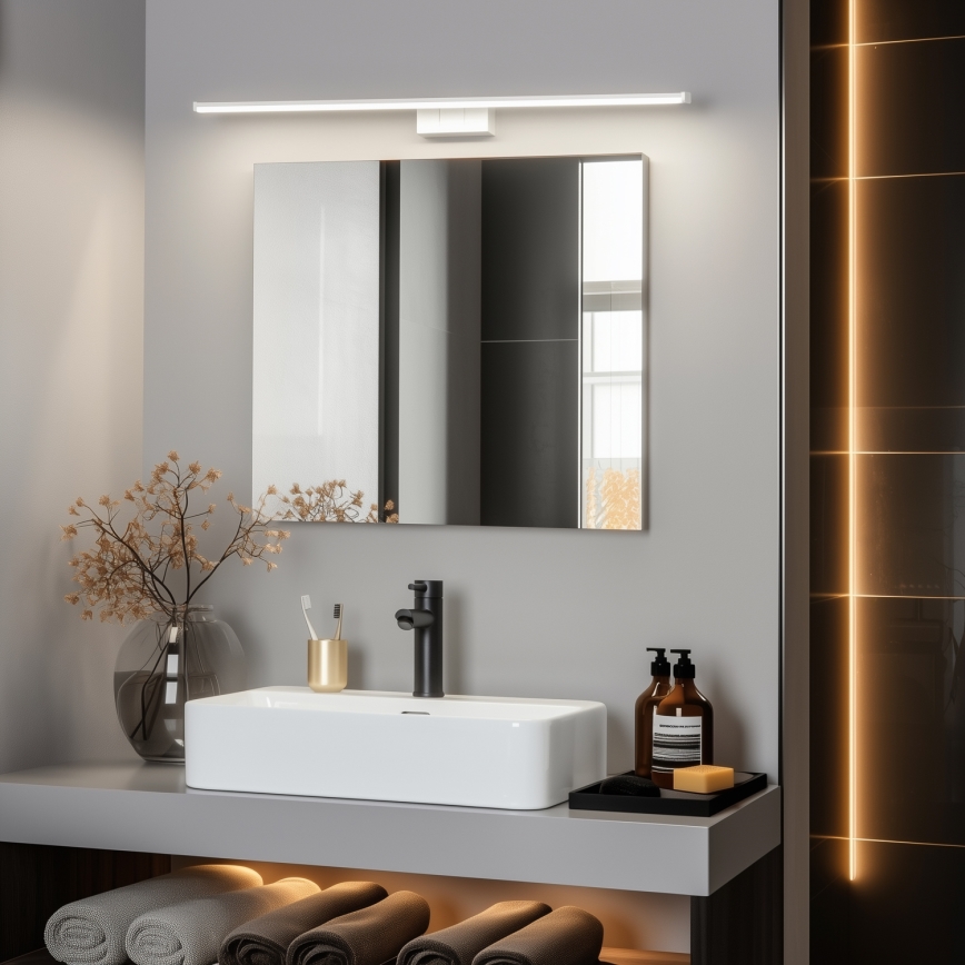 Brilagi - Iluminação LED para espelho de casa de banho 3 em 1 VESTRA LED/15W/230V 80 cm IP44 branca