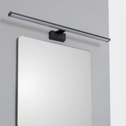 Brilagi - Iluminação LED 3 em 1 para espelho de casa de banho VESTRA LED/15W/230V 80 cm IP44 preta
