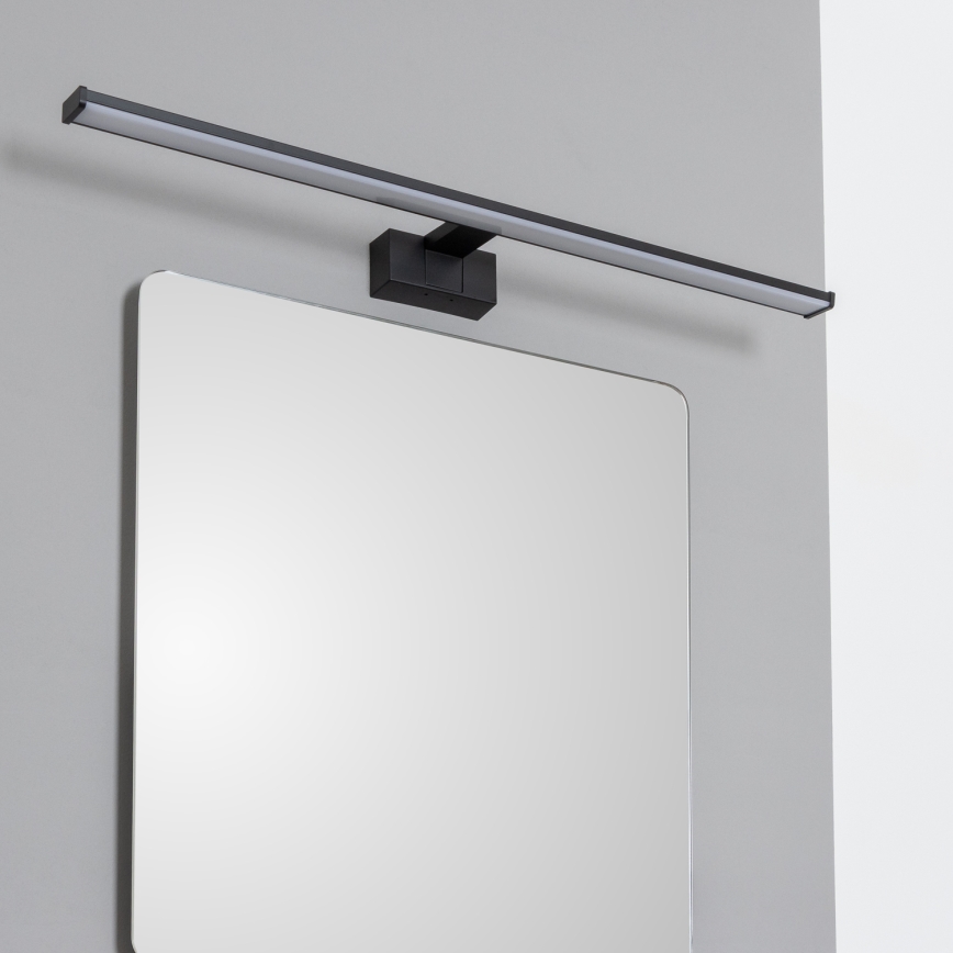 Brilagi - Iluminação LED 3 em 1 para espelho de casa de banho VESTRA LED/15W/230V 80 cm IP44 preta